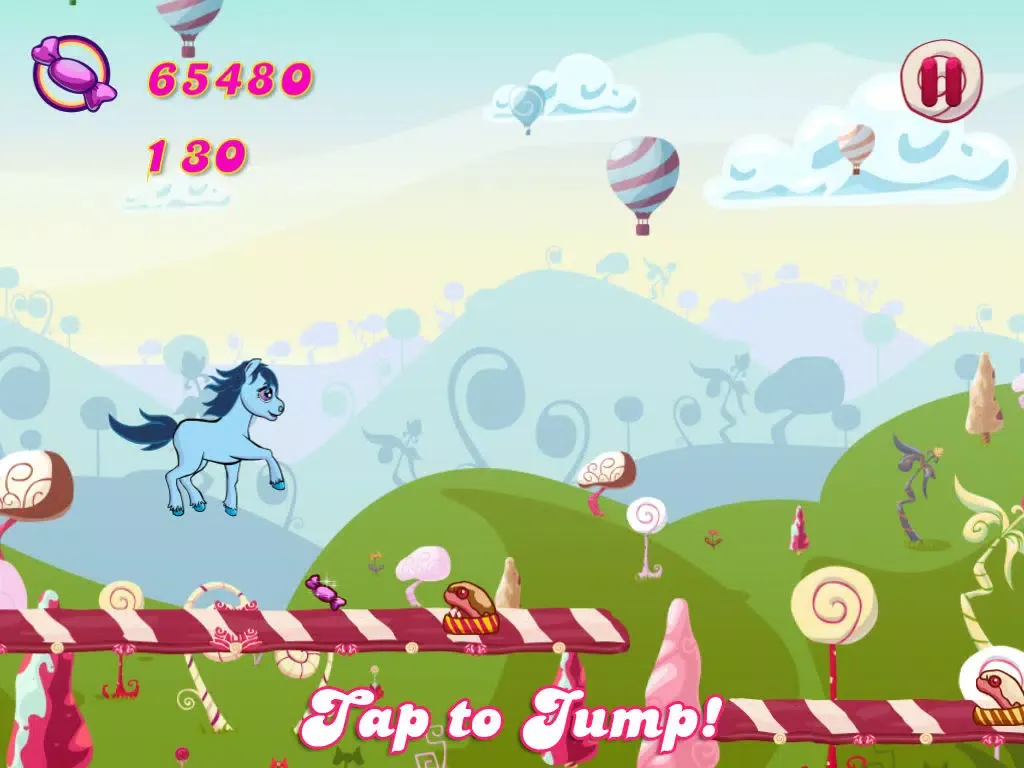 Candy Pony Run - Sweet Jumping Game Saga iPad  Screenshots