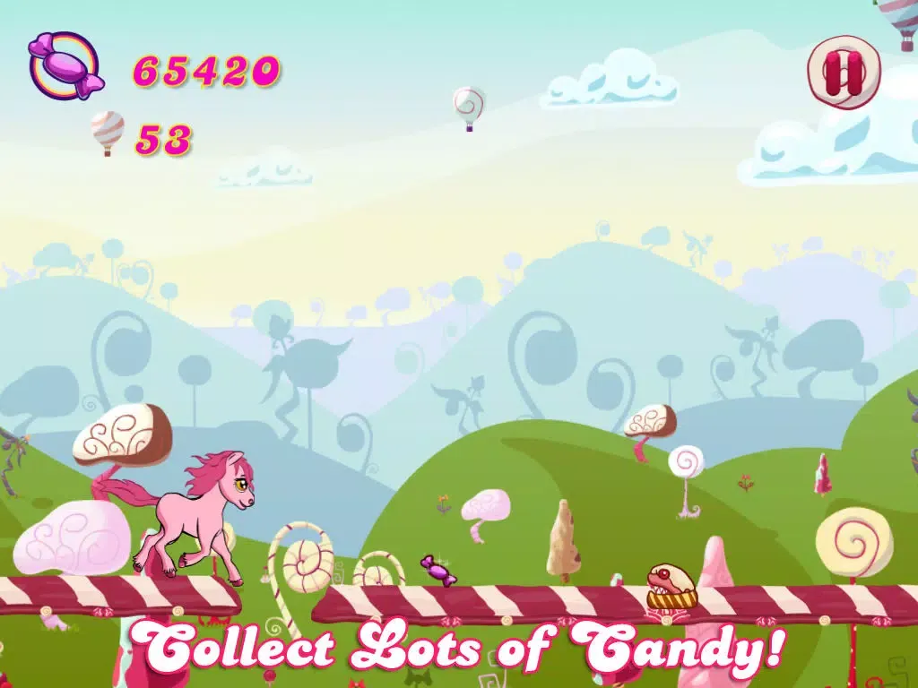 Candy Pony Run - Sweet Jumping Game Saga iPad  Screenshots