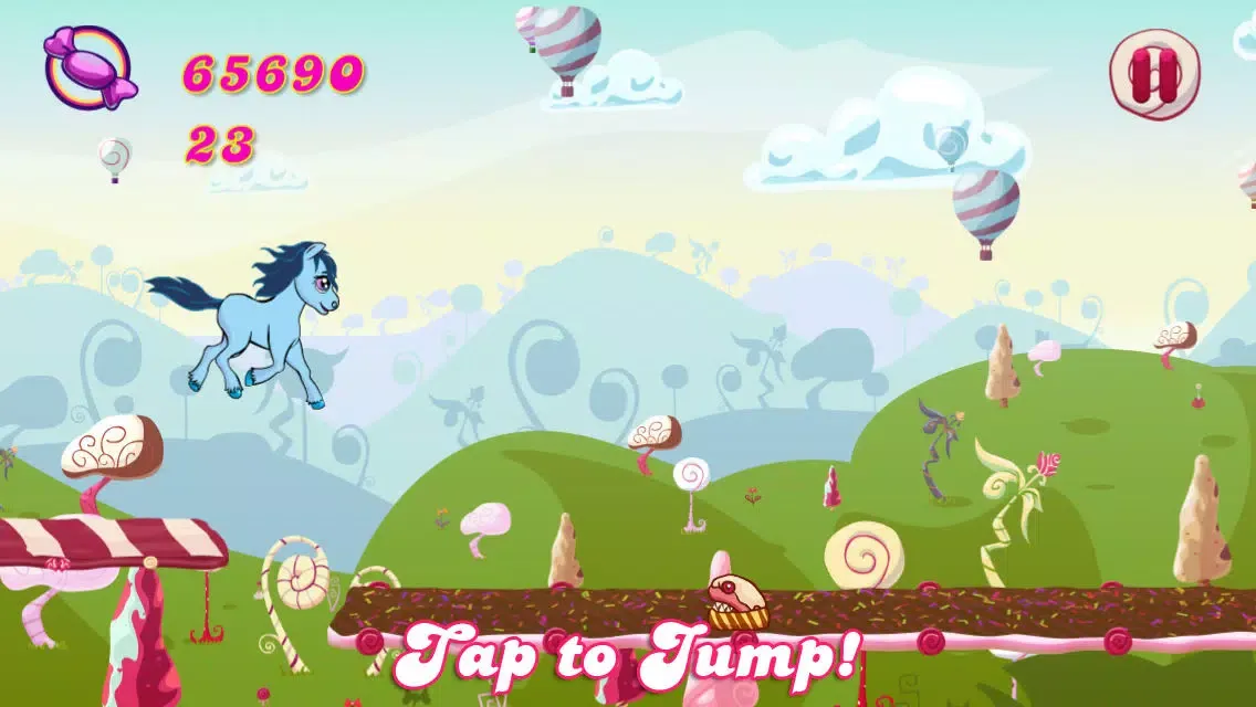 Candy Pony Run - Sweet Jumping Game Saga Screenshots