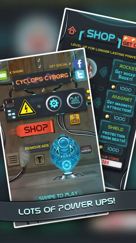 Cyclops Cyborg - FREE Bionic Multiplayer Adventure Game স্ক্রিনশট