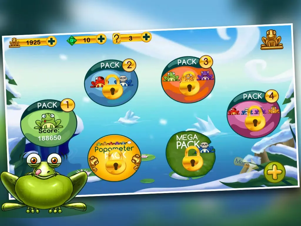 Mad Frogger Pro - Frog Pop Puzzle iPad  Screenshots