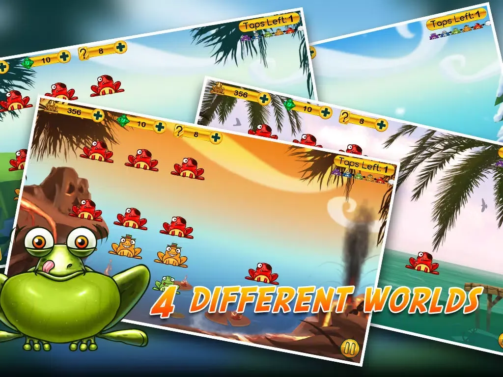 Mad Frogger Pro - Frog Pop Puzzle iPad  Screenshots