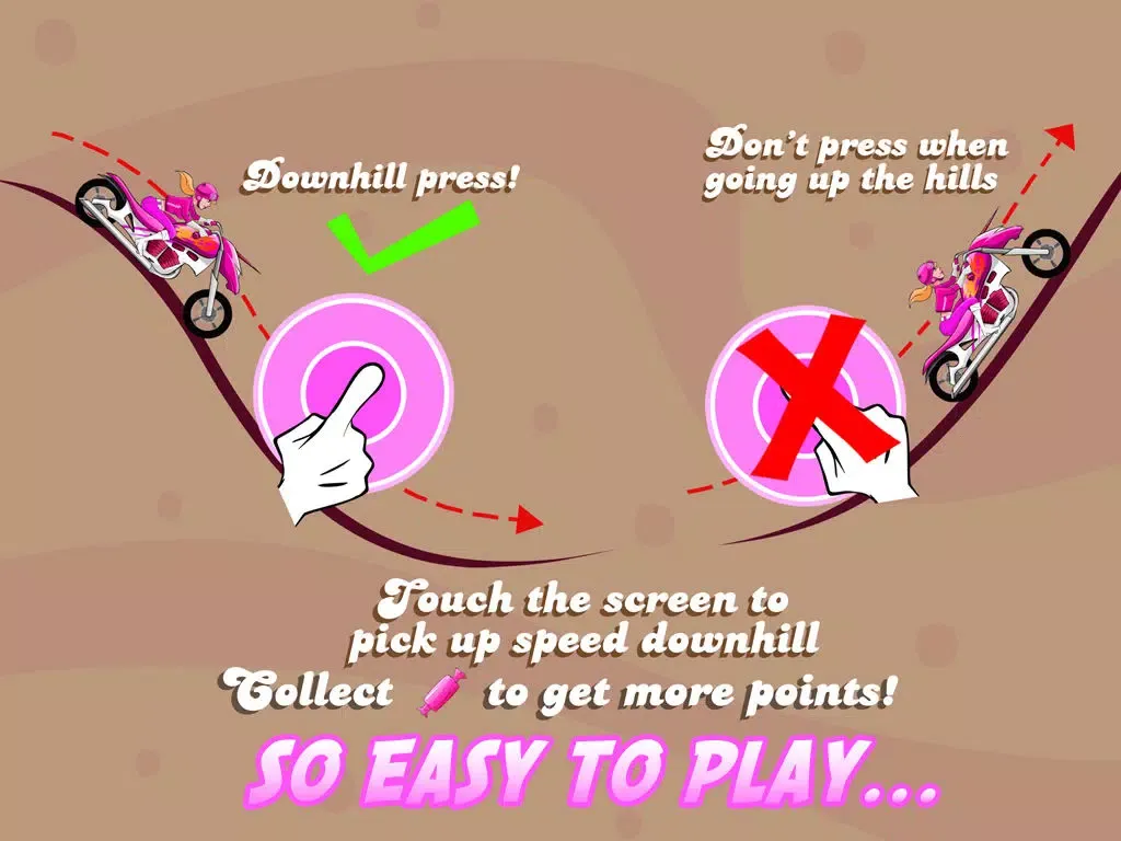 Pink Candy Lady Racers - Free Unicorn Bike Saga Multiplayer Game iPad 应用截图