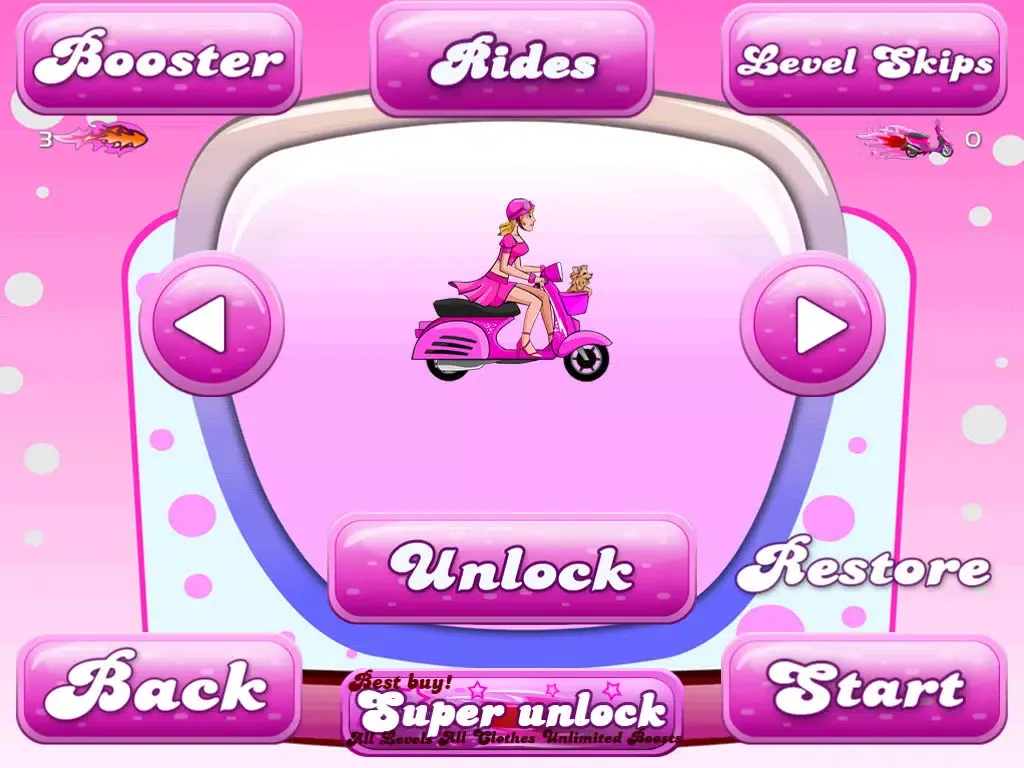 Zrzuty ekranu Pink Candy Lady Racers - Pro Unicorn Bike Saga Multiplayer Game iPad 