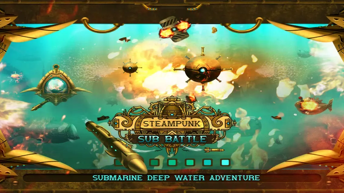 Captures d'écran de A Submarine Battle : Deep Sea Sub Adventure Game