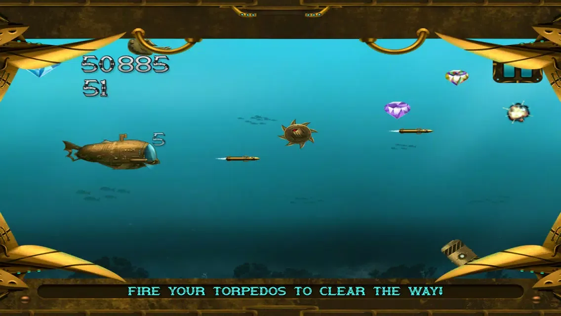 Captures d'écran de A Submarine Battle : Deep Sea Sub Adventure Game