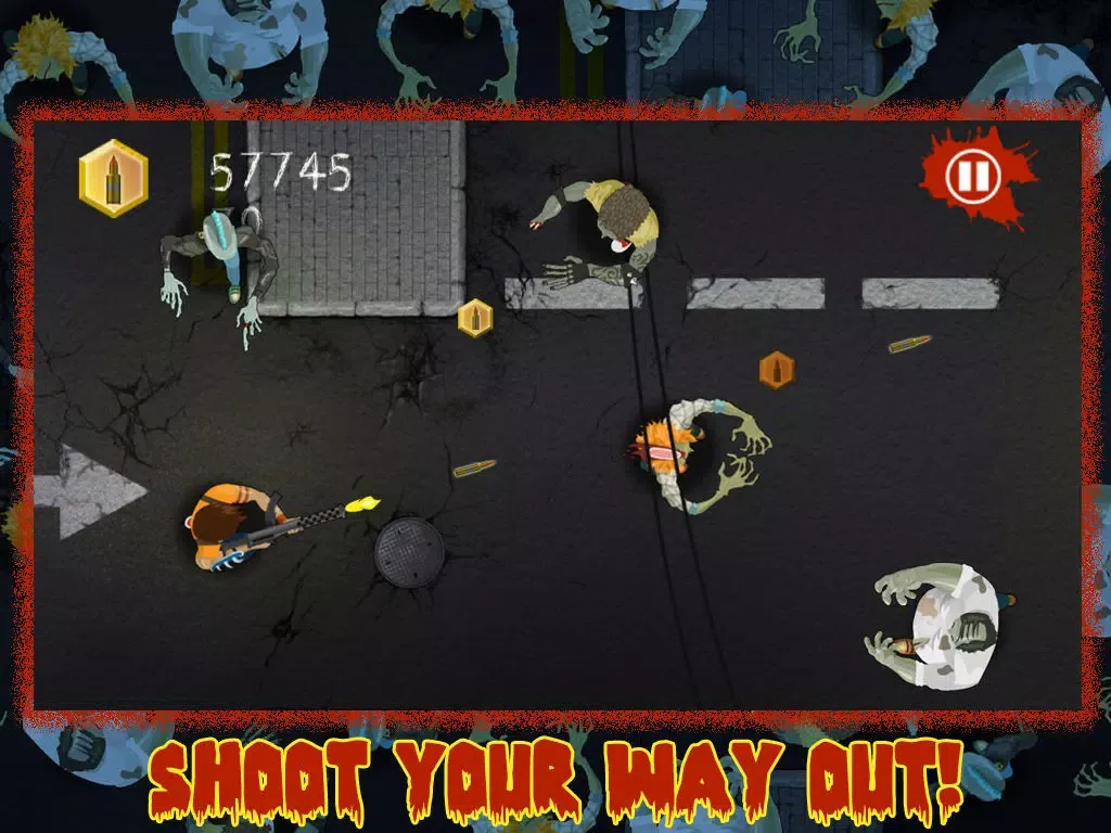 Tangkapan skrin A Zombie Shootout - Evil Dead Shooter Game iPad 