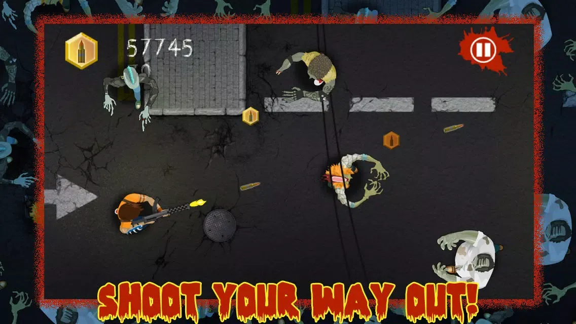 Tangkapan skrin A Zombie Shootout - Evil Dead Shooter Game
