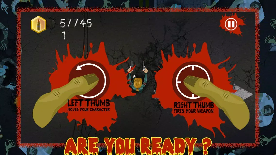 Tangkapan skrin A Zombie Shootout - Evil Dead Shooter Game