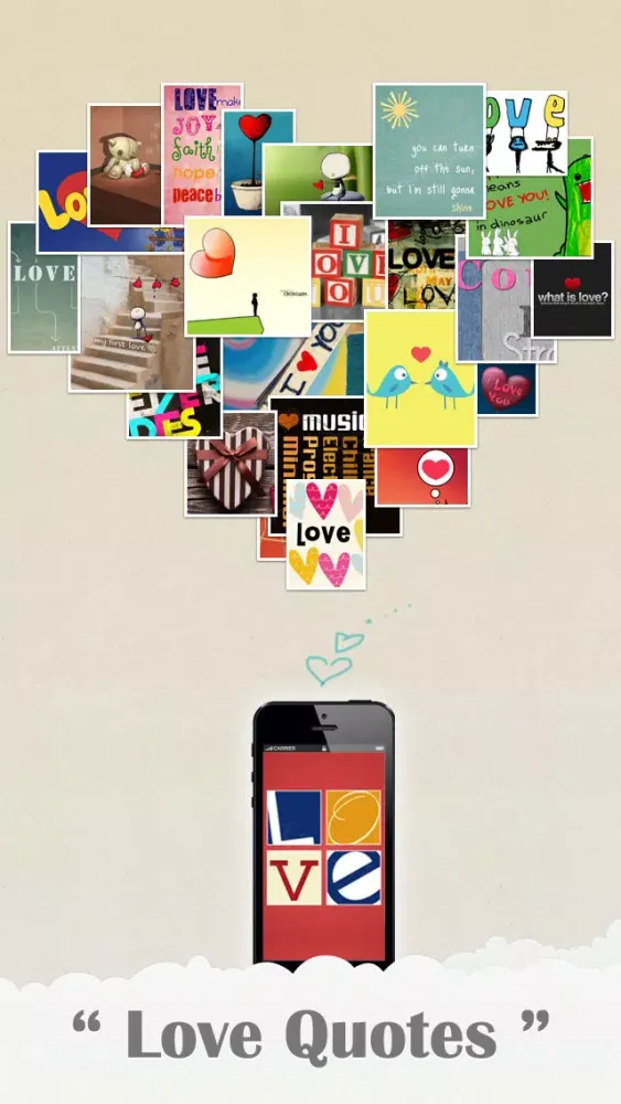 Capturas de tela do Love Quotes'