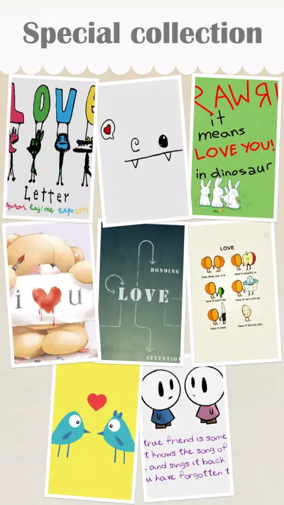 Capturas de tela do Love Quotes'