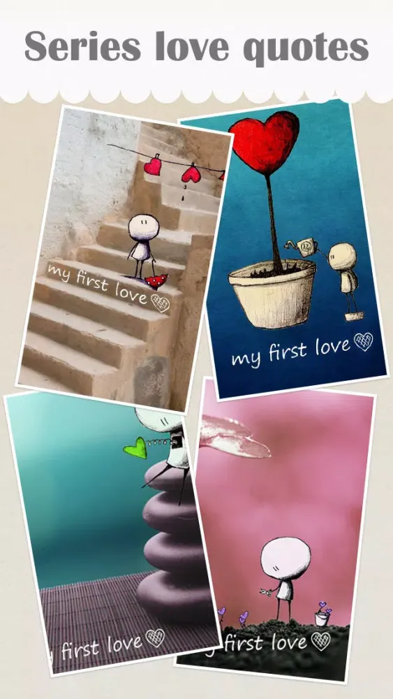 Capturas de tela do Love Quotes'