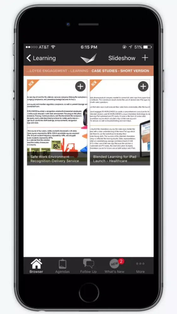 Скриншоты BIW Engage App