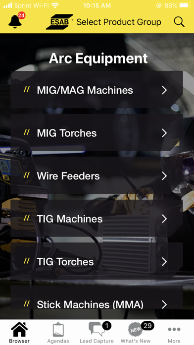 ESAB Ignite应用截图