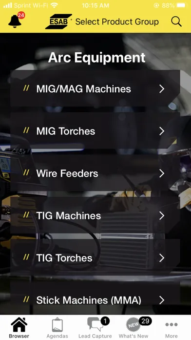 ESAB Ignite应用截图