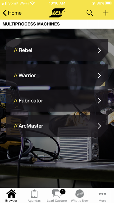 ESAB Ignite应用截图