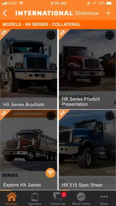 Zrzuty ekranu International Truck Sales