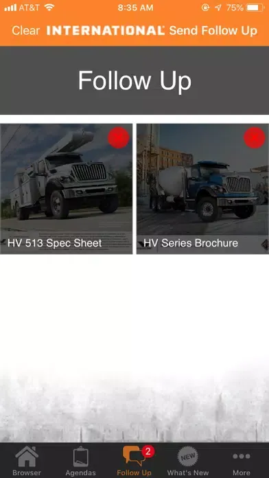 Zrzuty ekranu International Truck Sales