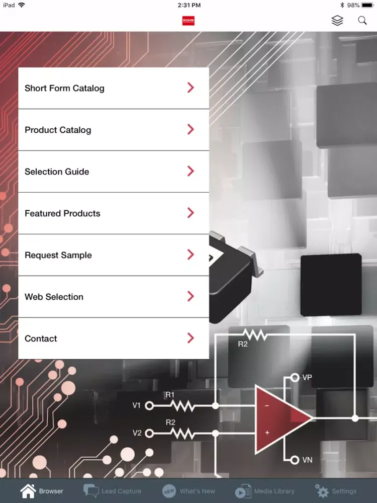 ROHM Semiconductor iPad  Ekran Görüntüleri