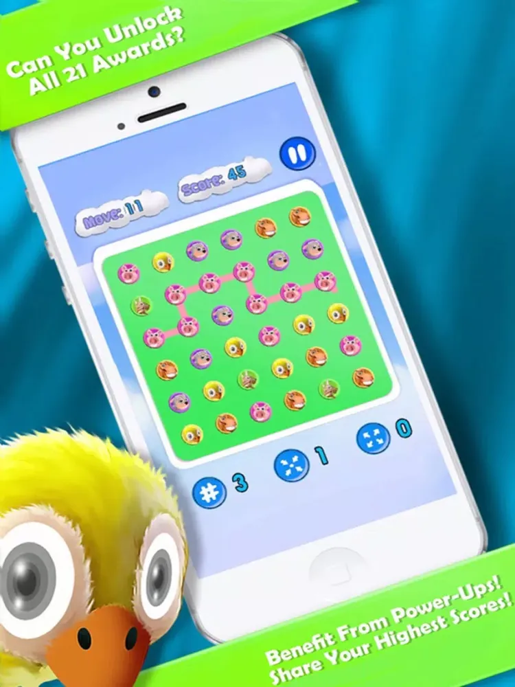 Screenshot di Falling Farm Heads FREE - Selfie Zoo Puzzle iPad 