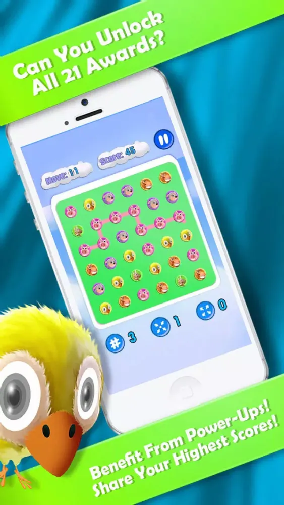Screenshot di Falling Farm Heads FREE - Selfie Zoo Puzzle