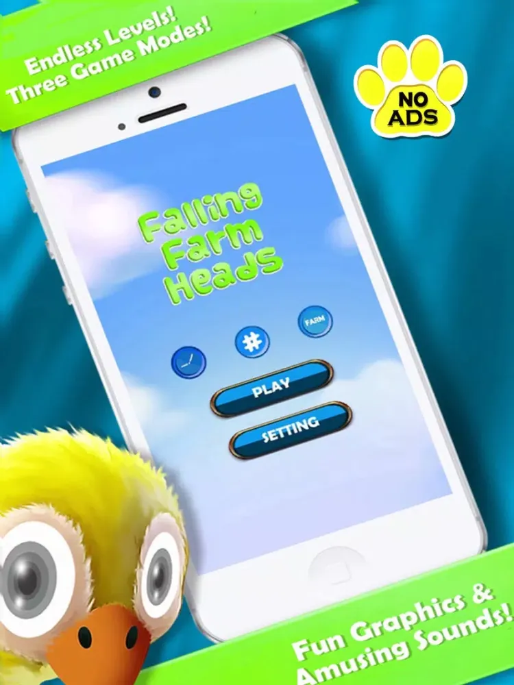 صور Falling Farm Heads PRO - Selfie Zoo Puzzle iPad 