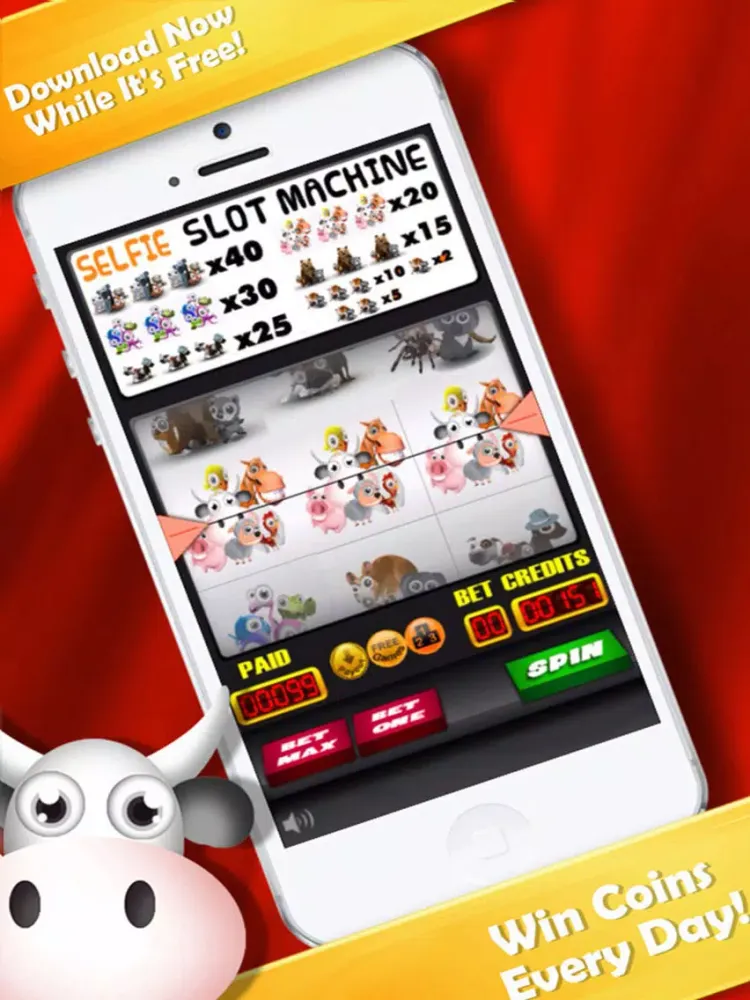 Zrzuty ekranu Farm Selfie Slot Machine FREE - Selfie Zoo Slots iPad 
