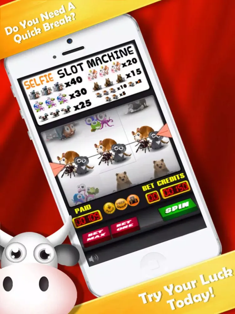 Zrzuty ekranu Farm Selfie Slot Machine FREE - Selfie Zoo Slots iPad 