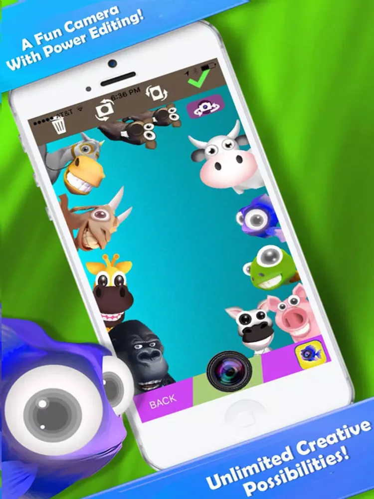 PetFace Photo Prank FREE - Selfie Zoo Stickers iPad  Screenshots