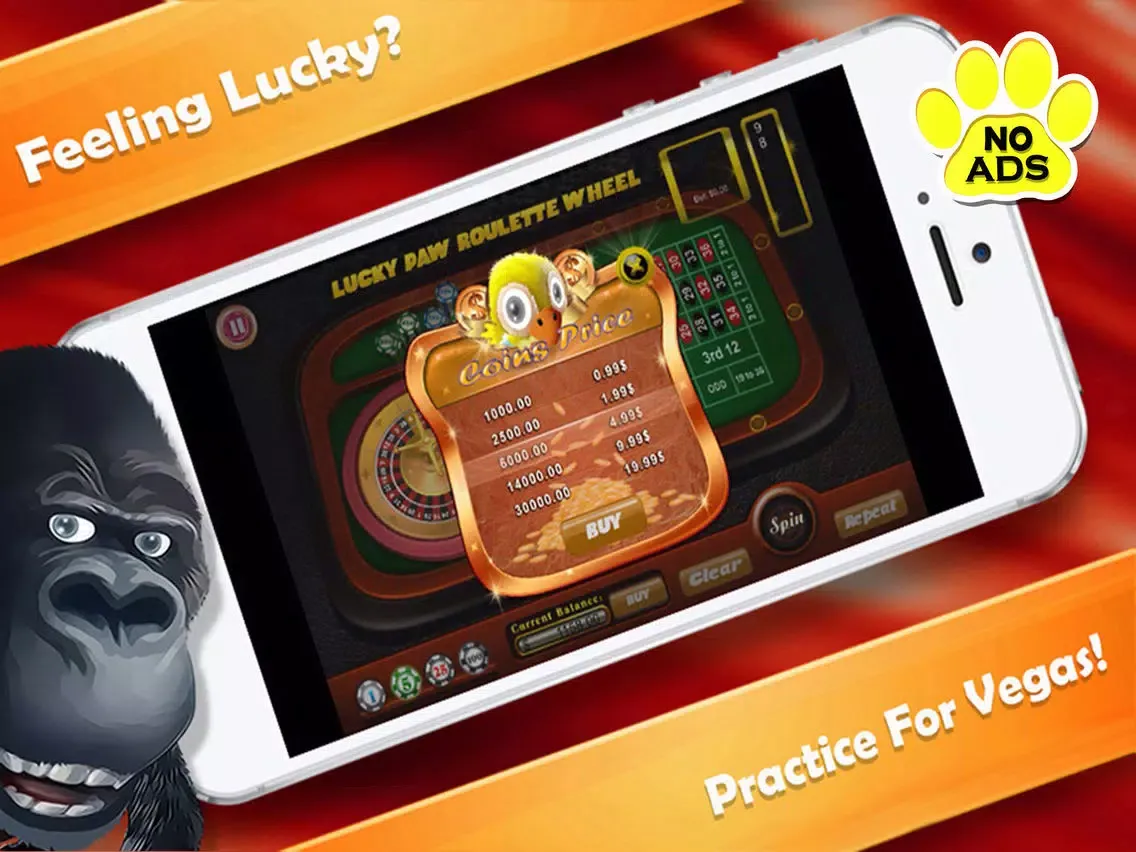 Capturas de tela do Lucky Paw Roulette Wheel PRO - Selfie Zoo Casino iPad 