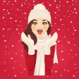 Girls Winter Fashion EMojis