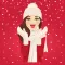 Girls Winter Fashion EMojis