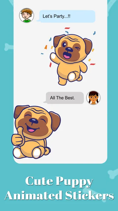 Captures d'écran de Cute Puppy Animated