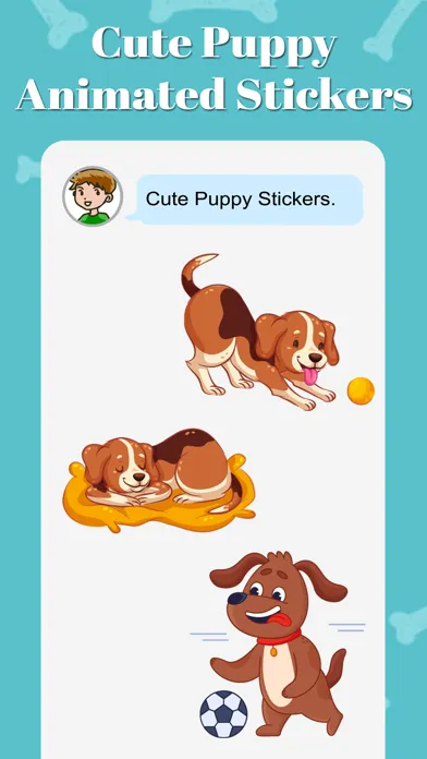 Captures d'écran de Cute Puppy Animated