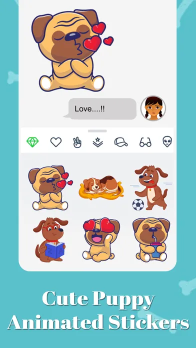 Captures d'écran de Cute Puppy Animated