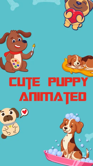 Captures d'écran de Cute Puppy Animated