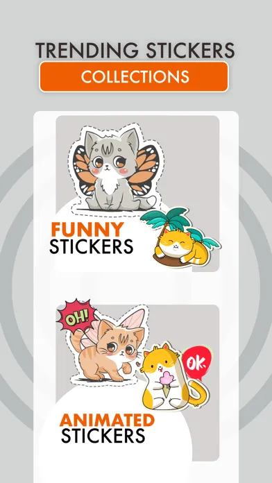 Animated Loving Cat Stickers Ekran Görüntüleri