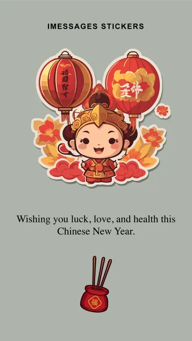 Capturas de tela do Chinese New Year Stickers