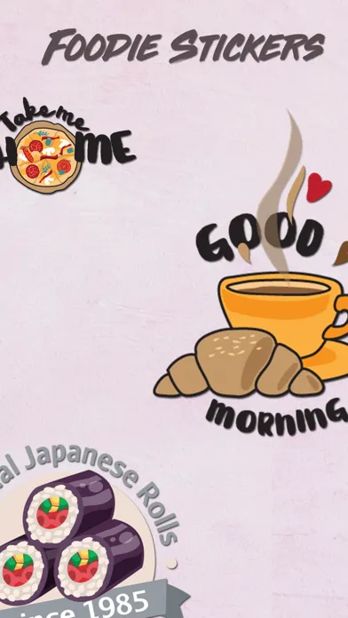 صور Foodie Stickers Fun