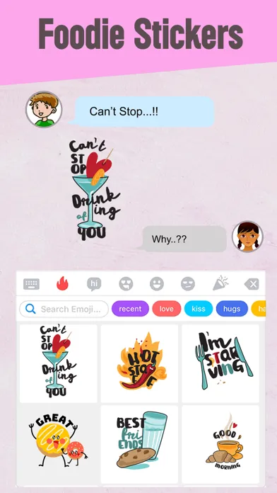 صور Foodie Stickers Fun