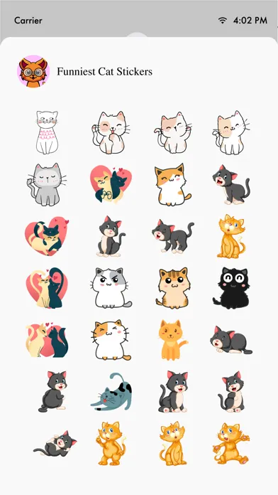 Funniest Cat Stickers Screenshots