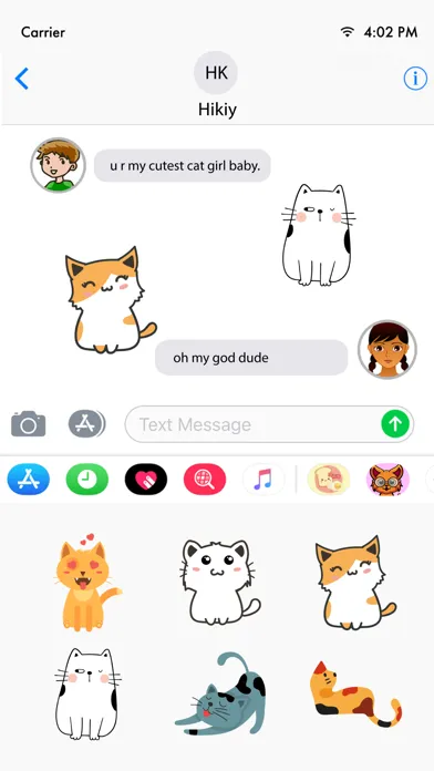 Funniest Cat Stickers Screenshots