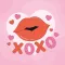 Heart and Kiss Stickers