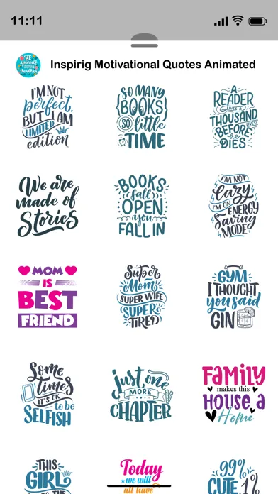 Tangkapan layar Inspiring Motivational Quotes