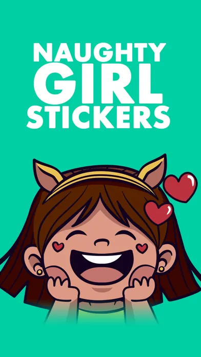 Naughty Girl Stickers سکرین شاٹس