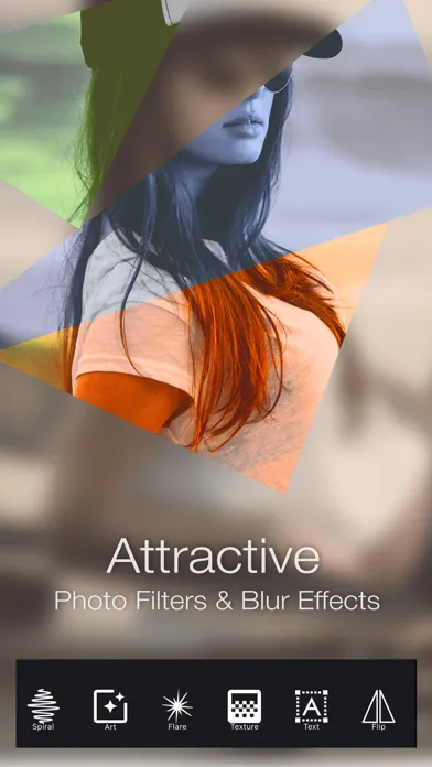 3D Neon Spiral Photo Editor Fx 스크린샷