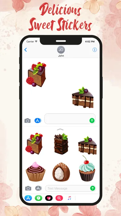 Capturas de tela do Delicious Sweet Stickers