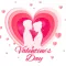 Valentine's Greeting & Frames