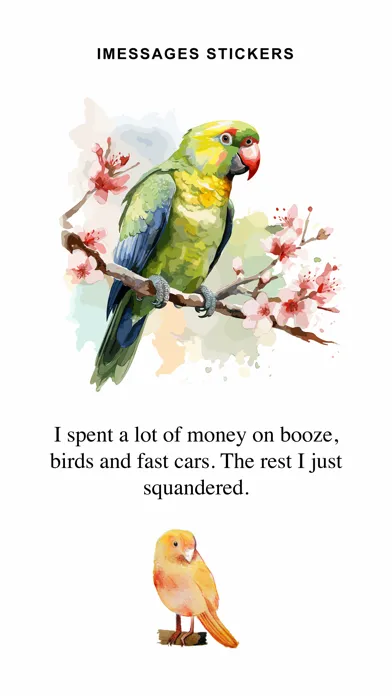 صور Watercolor Beautiful Birds