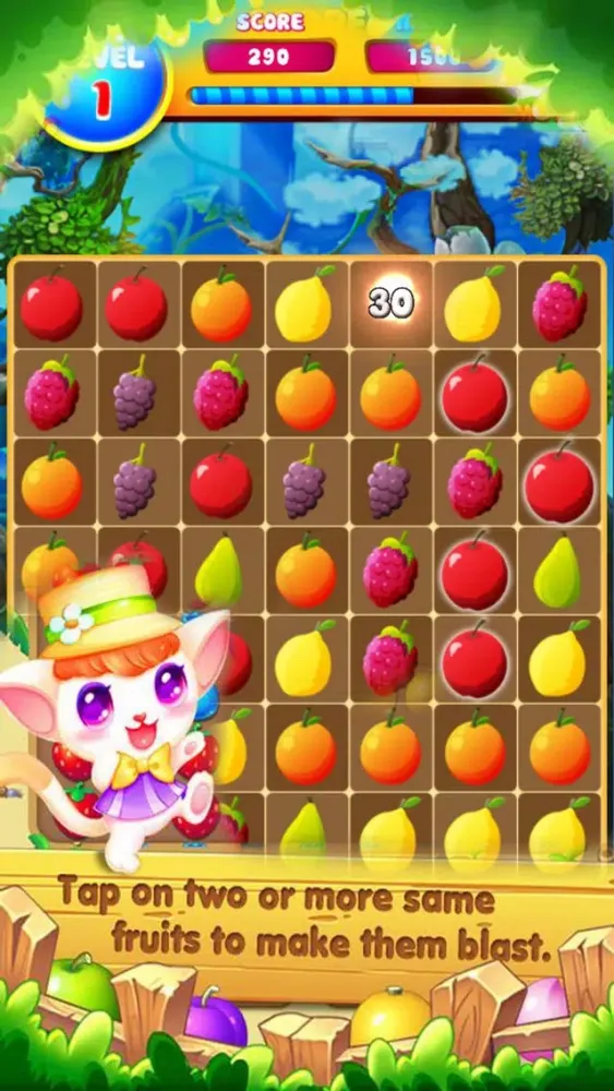 Fruit Combos Blash - Line Garden سکرین شاٹس